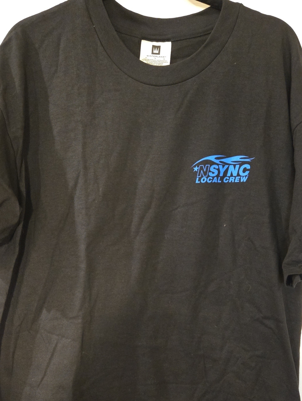 Vintage Nsync T-shirt Local Crew Blue Flame Winterland XL
